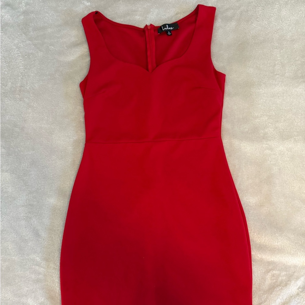 Vibrant Red Mini Dress